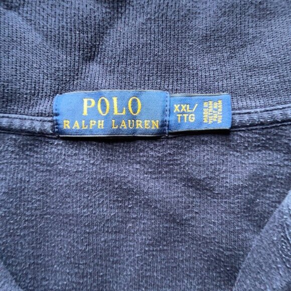 Polo Ralph Lauren Estate Rib Quarter Zip Sweater Men’s XXL – Navy - Picture 2 of 4